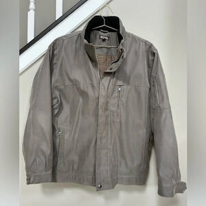 Vintage MICHAEL KORS | Men’s Olive Green Zip Front JACKET Hidden Hood Size L